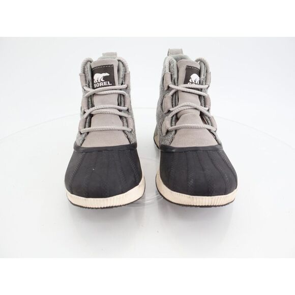 Sorel Out N About III Waterproof Duck Boot Womens Size 5.5 Grey Black Rubber - Picture 3 of 11